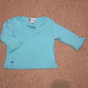 Blue Girls Lilly Pulitzer Long Sleeve Shirt